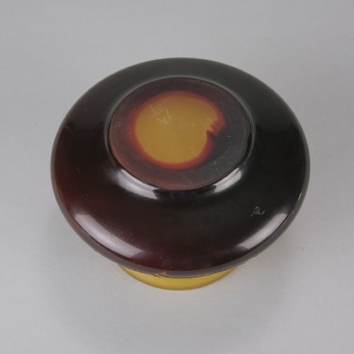 20TH CENTURY CAMEO GLASS VASE ENTITLED FLORAL BOWL BY PAUL NICOLAS - ADDITIONAL PHOTO 14
