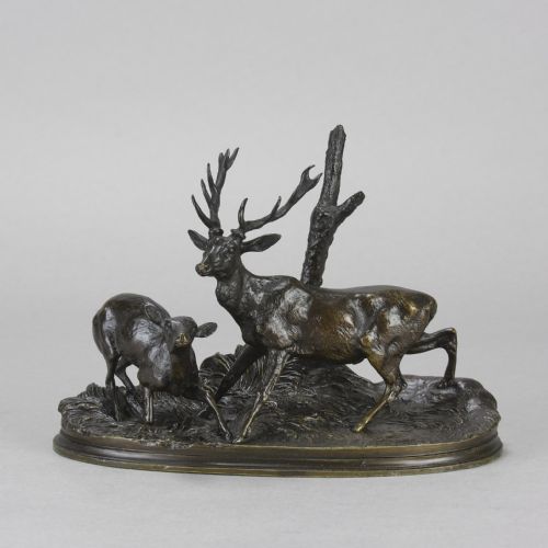 fig 1. Animalier Bronze Study Entitled