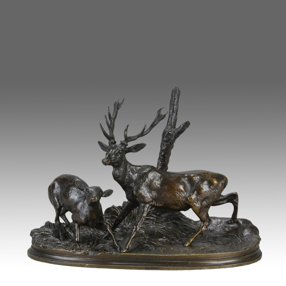 Animalier Bronze Study Entitled 