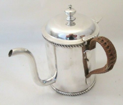 19th Century Silver Plated Argyll / Gravy Pot - Martin Hall & Co