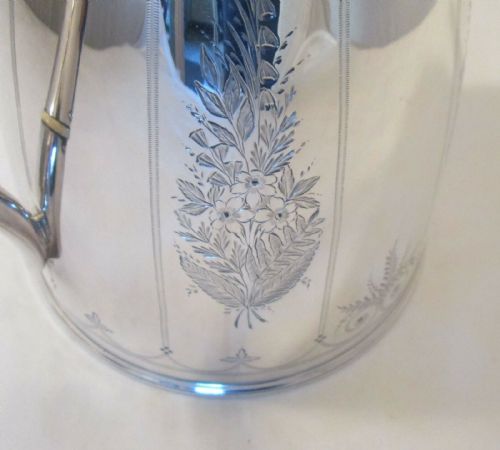 fig 2. Fine 5 Piece Silver Plate Tea Set by Elkington c1900