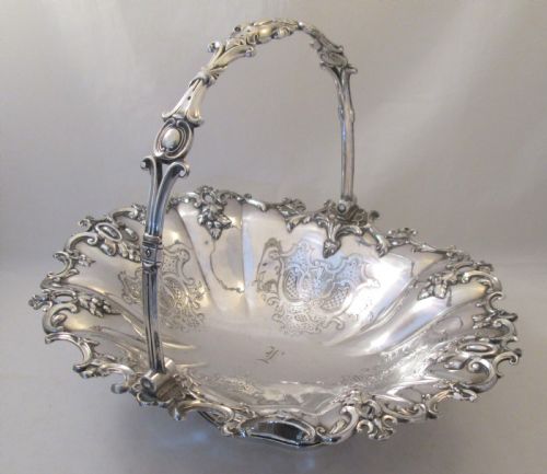 Fine Ornate 19th Century Silver Plated Bread Basket