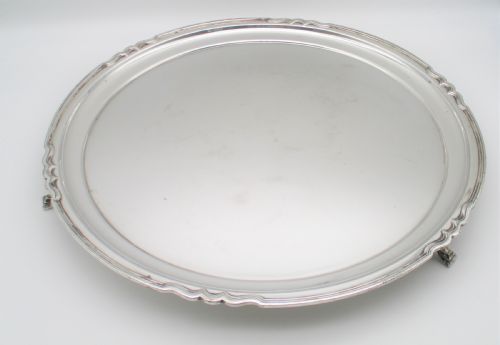 A Silver Plated Serving Tray by Elkington C1900