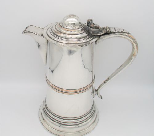 Very Large Old Sheffield Plated Communion Jug / Flagon