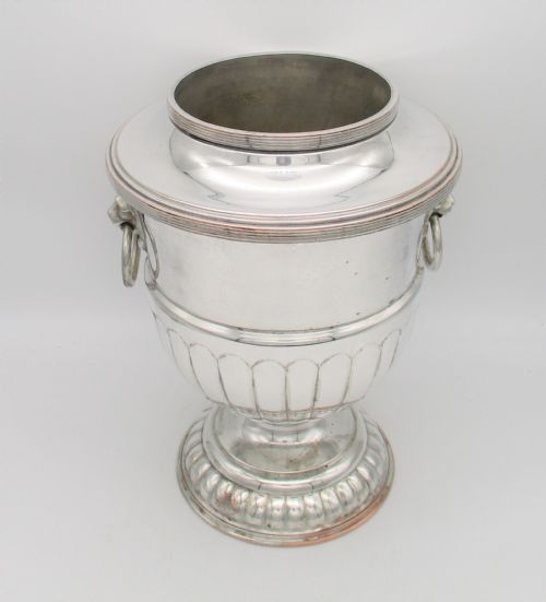 A Fine Heavy Silver Plated Wine Cooler