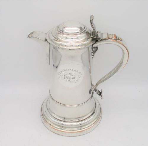 fig 1. An Old Sheffield Plated Communion Jug - Wesleyan Chapel Poplar