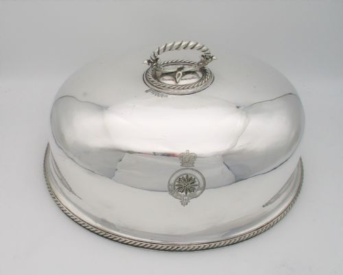 FINE 19TH CENTURY SILVER PLATED MEAT DOME ELKINGTON - ADDITIONAL PHOTO 2