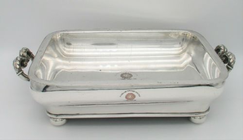 A Fine Old Sheffield Plate Warming Dish C1800 Crested for Baronet