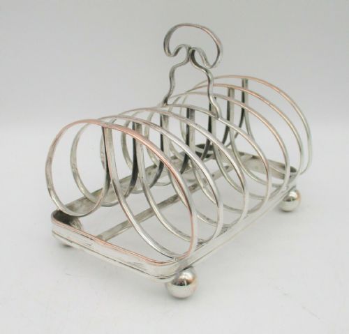 Fine Old Sheffield Plated Toast Rack C1810