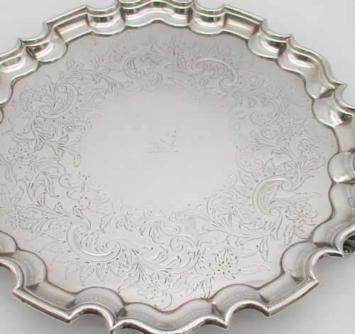 A Good Old Sheffield Plated Tray by Waterhouse Hatfield & Co