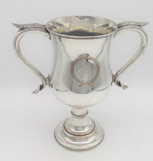 Old Sheffield Plated Loving Cup - Falstaff Club C1780