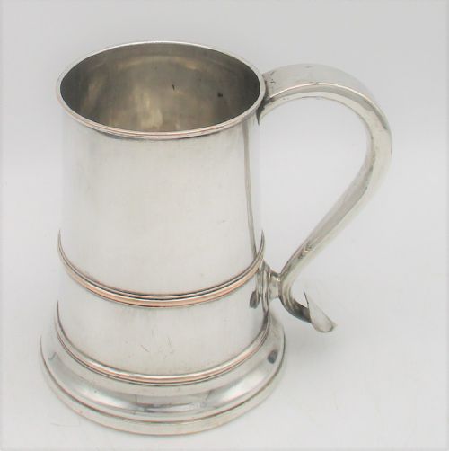 Fine Old Sheffield Plated Tankard C1780