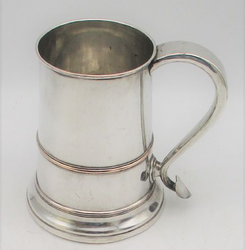 fig 1. Fine Old Sheffield Plated Tankard c1780