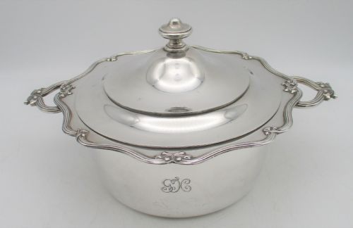 Fine Silver Plated Caviar Server / Cooler by Goldsmiths C1900