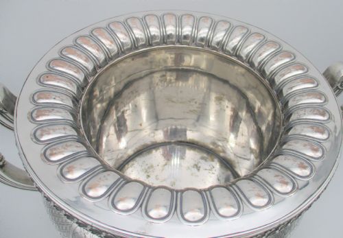 SUPERB OLD SHEFFIELD PLATED WINE COOLER C1830 - ADDITIONAL PHOTO 2