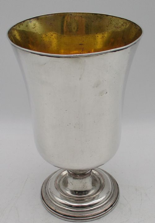 Fine Old Sheffield Plated Wine Goblet C1800
