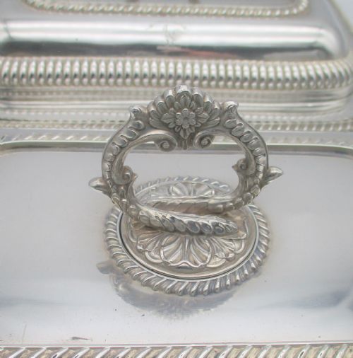 fig 1. A Fine Pair of Old Sheffield Plated Tureens c1830