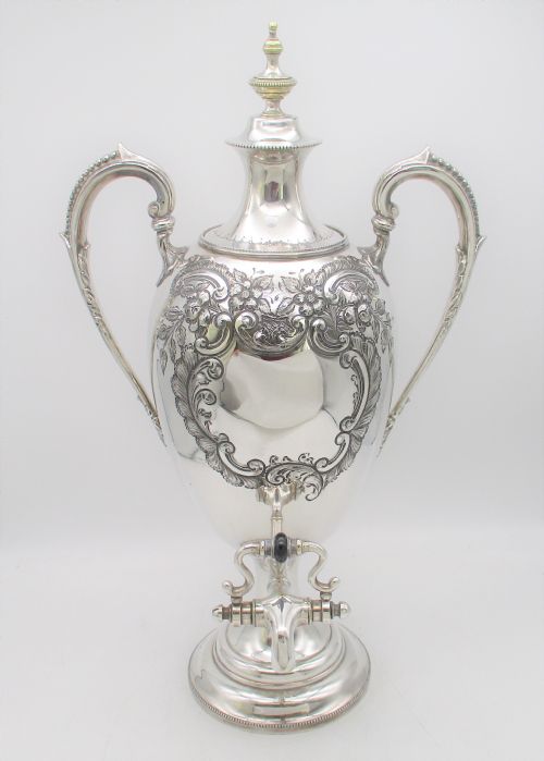 Fine Silver Plated Tea Urn by Willis & Sons C1890-1918