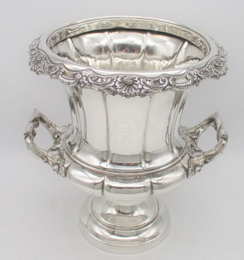 Superb 19th Century Silver Plated Wine Cooler