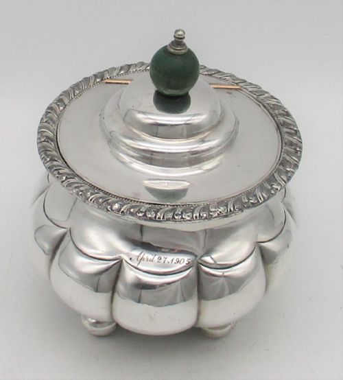 Unusual 19th Century Silver Plated Tea Caddy