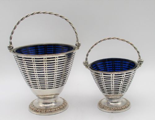 Very Rare George III 18th Century Old Sheffield Plated Sugar Pails