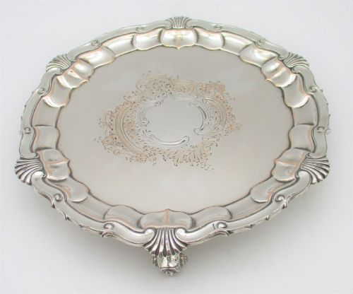 An Early 19th Century Old Sheffield Plated Card Tray