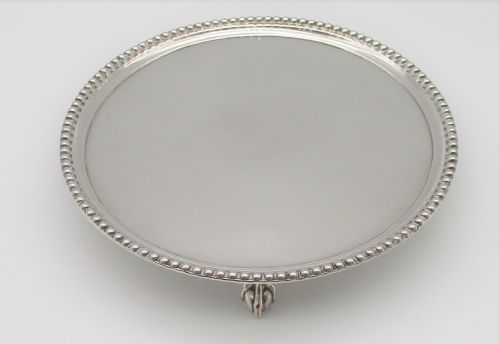 Small Old Sheffield Plated Card Tray C1800