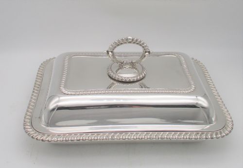 A Fine Silver Plated Serving Tureen