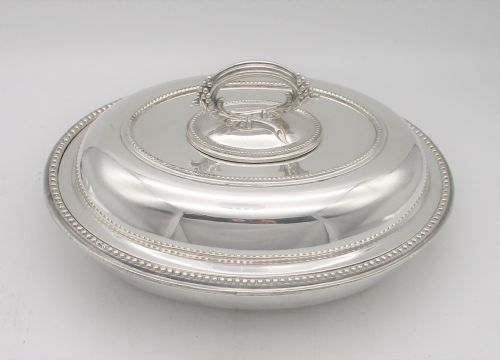 A Fine Silver Plated Warming Tureen by Dixons