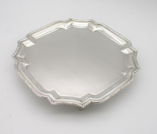 A Fine Small Silver Plated Drinks Tray