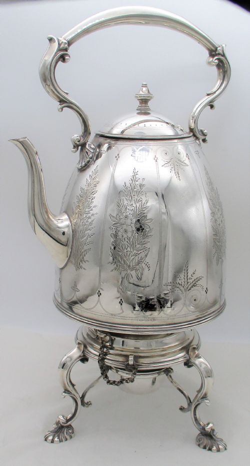 An Elkington & Co Silver Plated Spirit Kettle