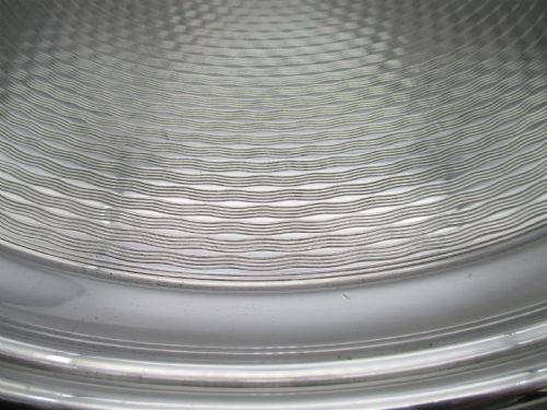 LARGE SILVER PLATED ENGINE TURNED COCKTAIL TRAY BY ELKINGTON - ADDITIONAL PHOTO 2