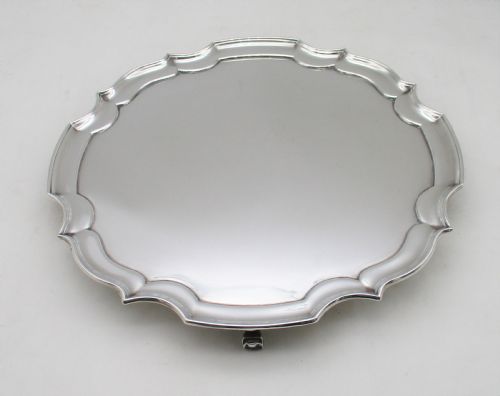 Good Silver Plated Cocktail Tray by Dixon & Sons C1900