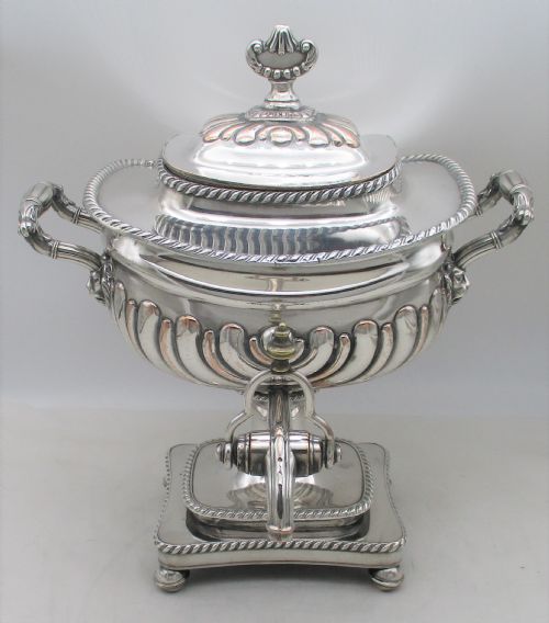 Fine Small Old Sheffield Plated Samovar / Tea Urn