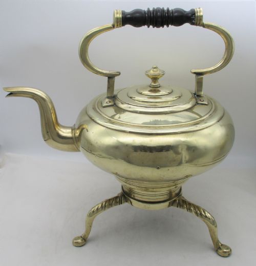 fig 1. Large 19th Century Brass Spirit Kettle