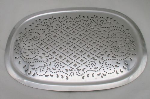 Good Small Old Sheffield Plated Mazarine / Draining Plate