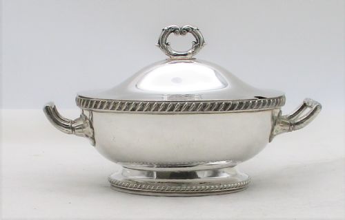 Small Fine Old Sheffield Plated Sauce Tureen C1820