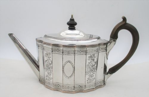 Fine 18th Century Old Sheffield Plated Tea Pot