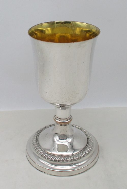 Fine Old Sheffield Plated Chalice / Goblet - Gainsford
