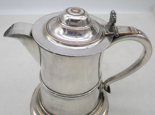 GOOD OLD SHEFFIELD PLATED BEER JUG C1800 - ADDITIONAL PHOTO 1