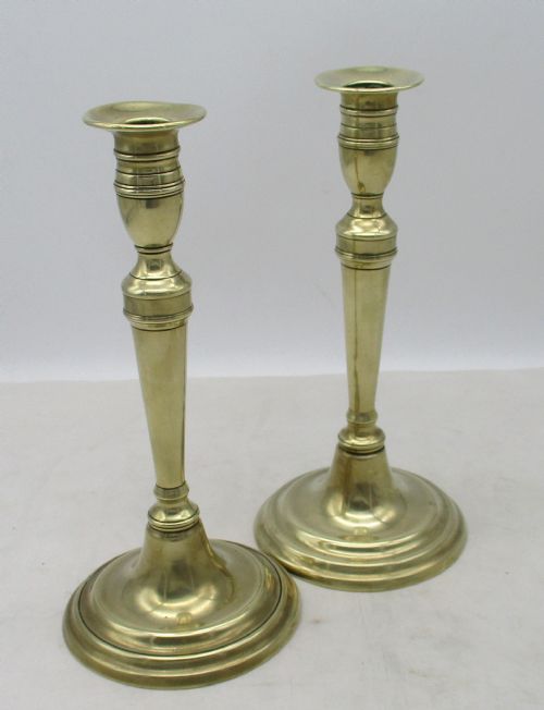 Pair of 18th / 19th Century Brass Candlesticks