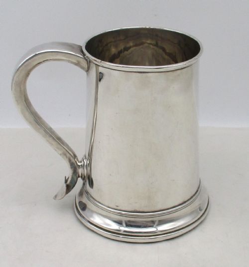 Old Sheffield Plate Pint Tankard C1800