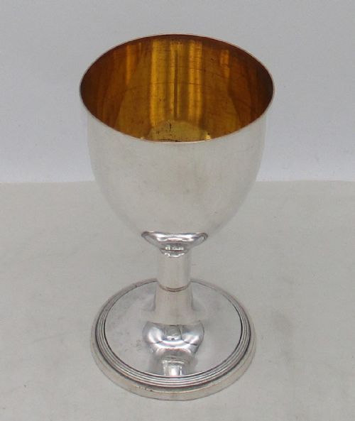 Fine 18th Century Old Sheffield Plated Wine Goblet