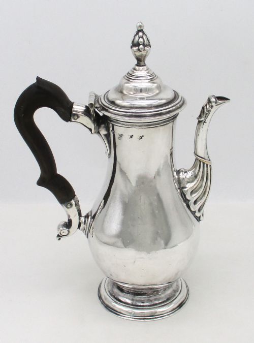Rare Small Old Sheffield Plated Coffee Pot Early Marks