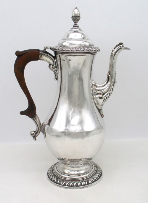 Rare 18th Century Old Sheffield Plated Coffee Pot by Richard Morton