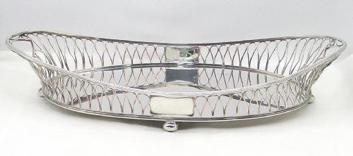 Rare 18th Century Old Sheffield Plated Wirework Tray