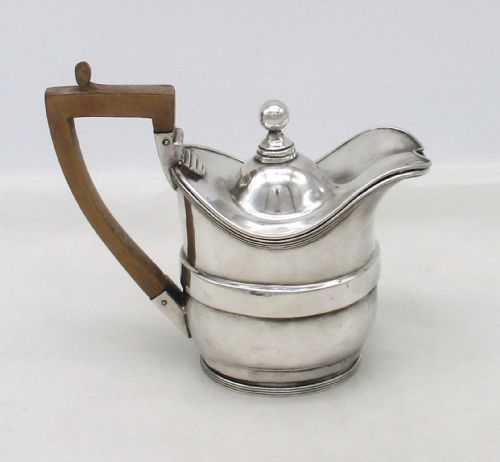 Small Old Sheffield Plated Lidded Jug C1830