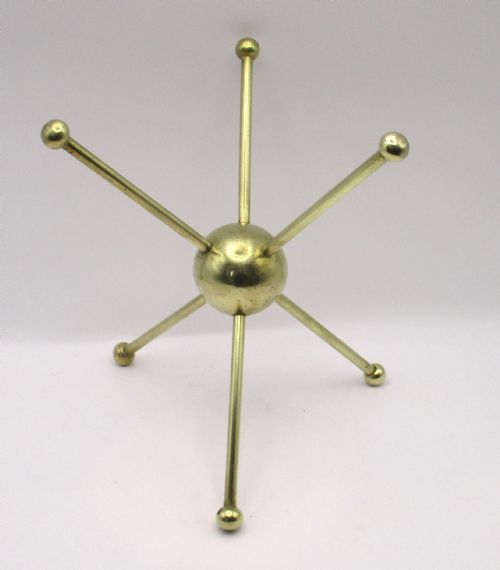 Small Rare 19th Century Brass Fire Cat by William Tonks
