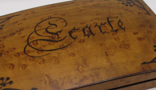 fig 1. 19th Century French Ecarte Card Case with Playing Cards