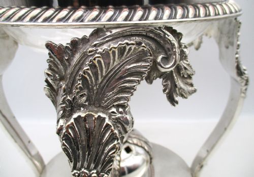 LARGE IMPRESSIVE OLD SHEFFIELD PLATED TABLE CENTREPIECE EPERGNE - ADDITIONAL PHOTO 4